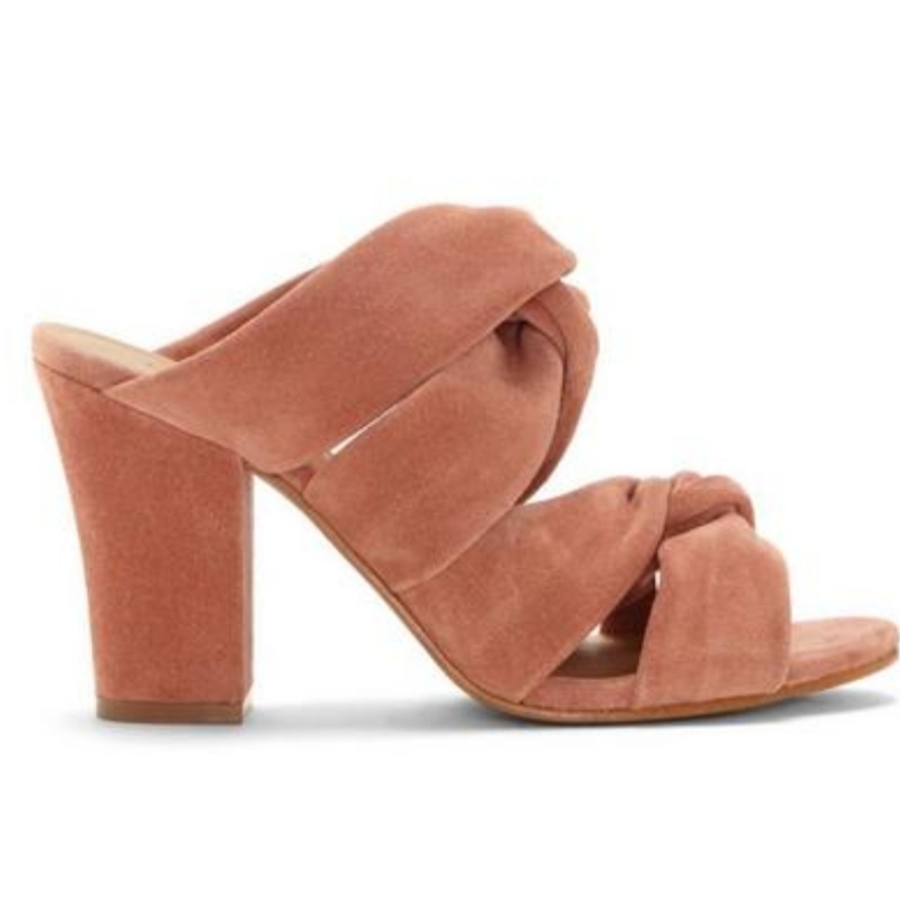 Lucky Brand pink suede Marcile pumps
